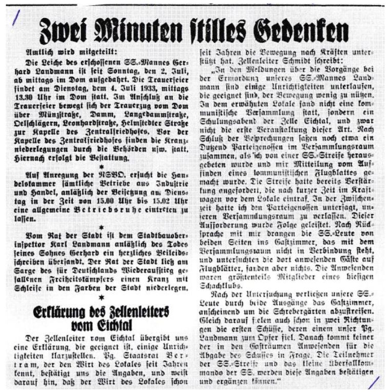 Zeitungsartikel